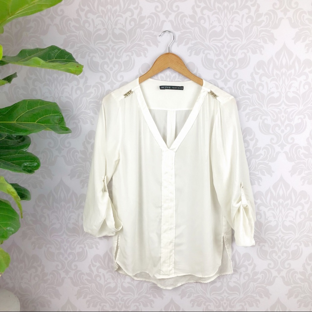 Zara Basic Sheer Top
